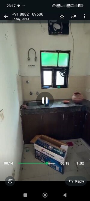 Kitchen in 1 RK Apartment at Neb Sarai – for Rent