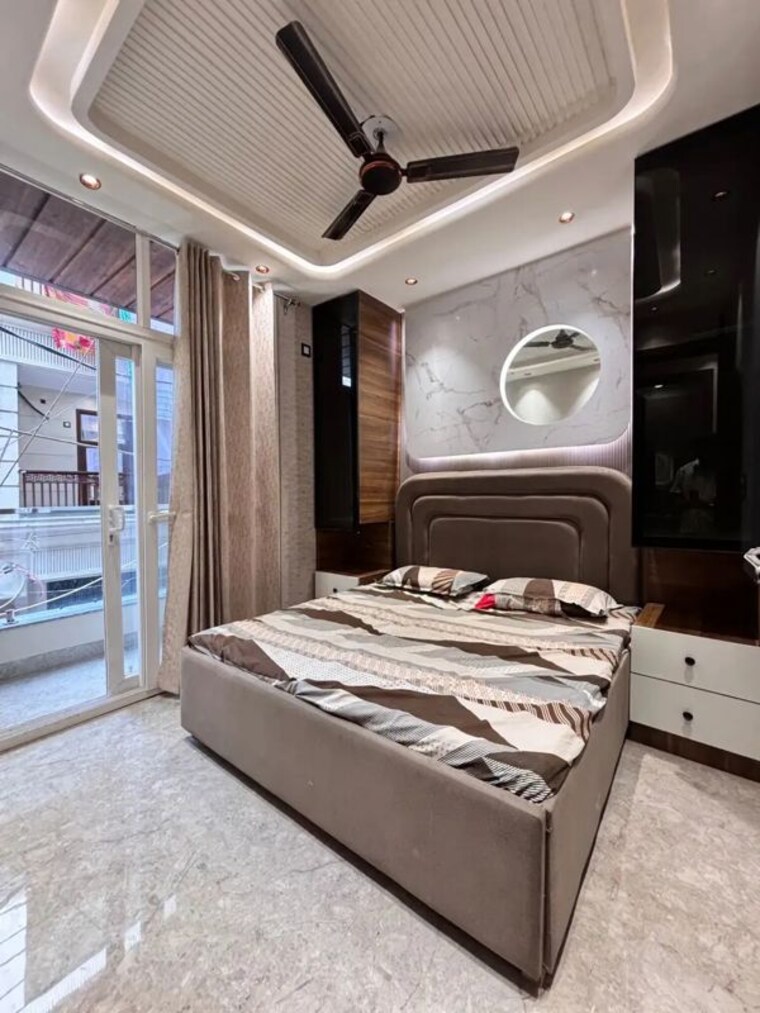 Bedroom, uttam nagar 3 Bedroom 915 Sq.Ft. Builder Floor In Uttam Nagar Delhi 10706330