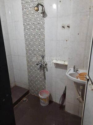 Bathroom in 1 BHK Apartment at Chamunda Residency, Ghansoli – for Rent