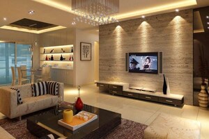 Living Room in 3 BHK Apartment at Spenta Medius, Matunga West – for Sale