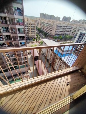 Balcony in 1 BHK Apartment at Poonam Vista, Virar West – for Rent
