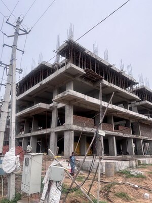 Staircase in 2 BHK Apartment at Tadepalli – for Sale