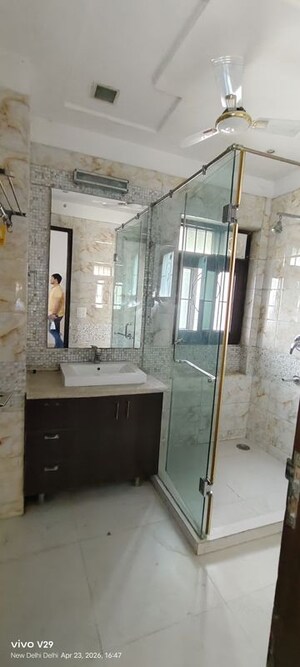 Kitchen in 3 BHK Builder Floor at Pamposh Enclave – for Sale