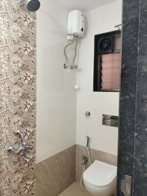Bathroom in 2 BHK Apartment at Vimla Plaza, Ghansoli – for Rent