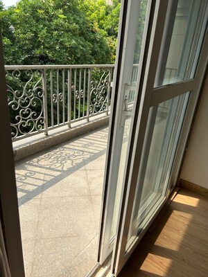 Balcony in 3 BHK Builder Floor at Greater Kailash I – for Rent