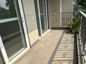 Balcony in 3 BHK Builder Floor at Greater Kailash I – for Rent