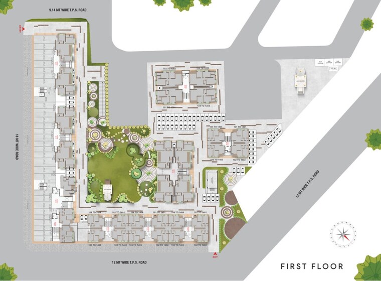 Master Plan, naranpura 3 Bedroom 244 Sq.Yd. Apartment In Naranpura Ahmedabad 10704351