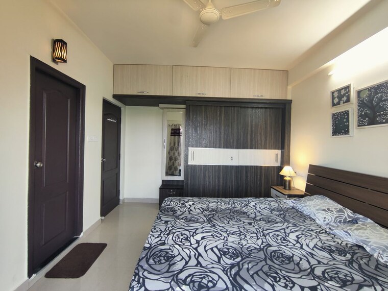 Bedroom, shree-sai-kuteer 2 Bedroom 1255 Sq.Ft. Apartment In Thanisandra Main Road Bangalore 10706637