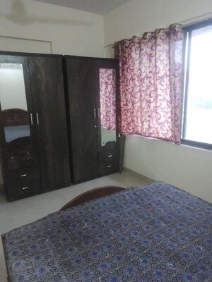 Bedroom in 1 BHK Apartment at Godrej Emerald, Ghodbunder Road – for Rent