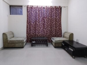 Living Room in 1 BHK Apartment at Godrej Emerald, Ghodbunder Road – for Rent