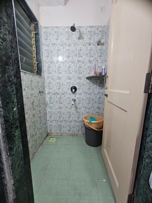 Bathroom in 1 BHK Apartment at Meghmalhar CHS Ghansoli, Ghansoli – for Rent