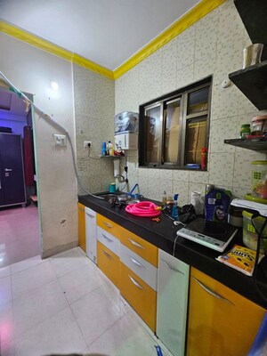 Kitchen in 1 BHK Apartment at Meghmalhar CHS Ghansoli, Ghansoli – for Rent