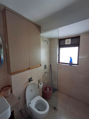 Bathroom in 2 BHK Apartment at Runwal Bliss, Kanjurmarg East – for Rent