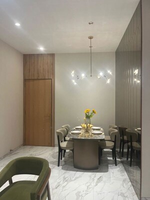Living Room in 2 BHK Builder Floor at Bhagwati Celestria, T.T.C. Industrial Area – for Sale