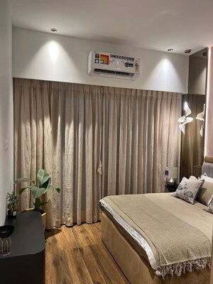 Bedroom in 2 BHK Builder Floor at Bhagwati Celestria, T.T.C. Industrial Area – for Sale