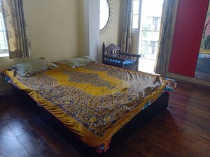 Bedroom in 4 BHK Apartment at Harsiddh Park CHS, Vasant Vihar – for Rent