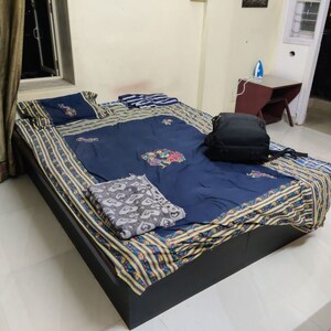 Bedroom in 4 BHK Apartment at Harsiddh Park CHS, Vasant Vihar – for Rent