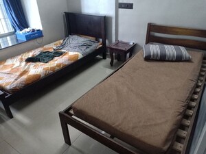 Bedroom in 4 BHK Apartment at Harsiddh Park CHS, Vasant Vihar – for Rent