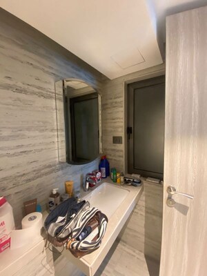 Living Room in 2 BHK Apartment at Rustomjee Paramount, Khar West – for Rent