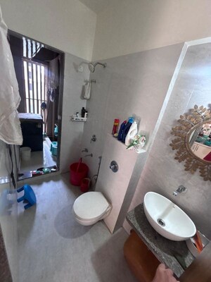 Bathroom in 1 BHK Apartment at Everest Countryside Petunia, Kasarvadavali – for Rent