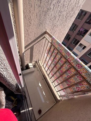 Balcony in 1 BHK Apartment at Everest Countryside Petunia, Kasarvadavali – for Rent