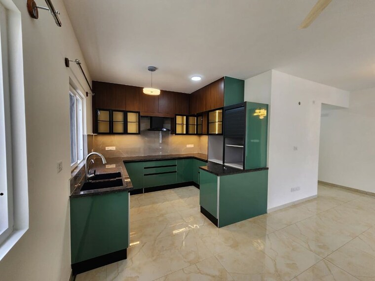 Kitchen, casagrand-boulevard 3 Bedroom 1672 Sq.Ft. Apartment In Hennur Road Bangalore 10707104