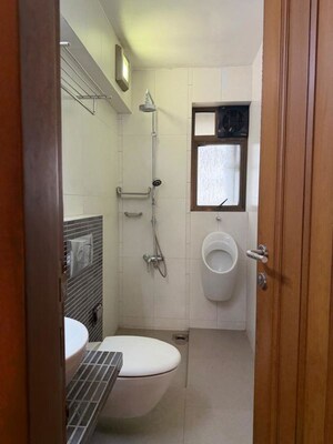 Bathroom in 3 BHK Apartment at Milind Nagar – for Rent