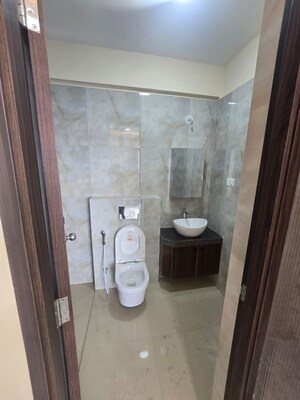 Bathroom in 2 BHK Apartment at Raymond Ten X Habitat, Pokhran Road No Two – for Rent