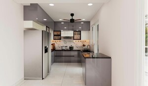 Kitchen in 3 BHK Apartment at Aurobindo Kohinoor, Serilingampally – for Rent