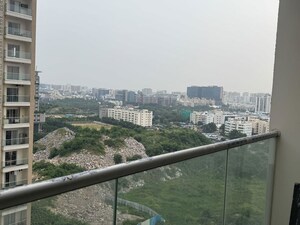 Balcony in 3 BHK Apartment at Aurobindo Kohinoor, Serilingampally – for Rent