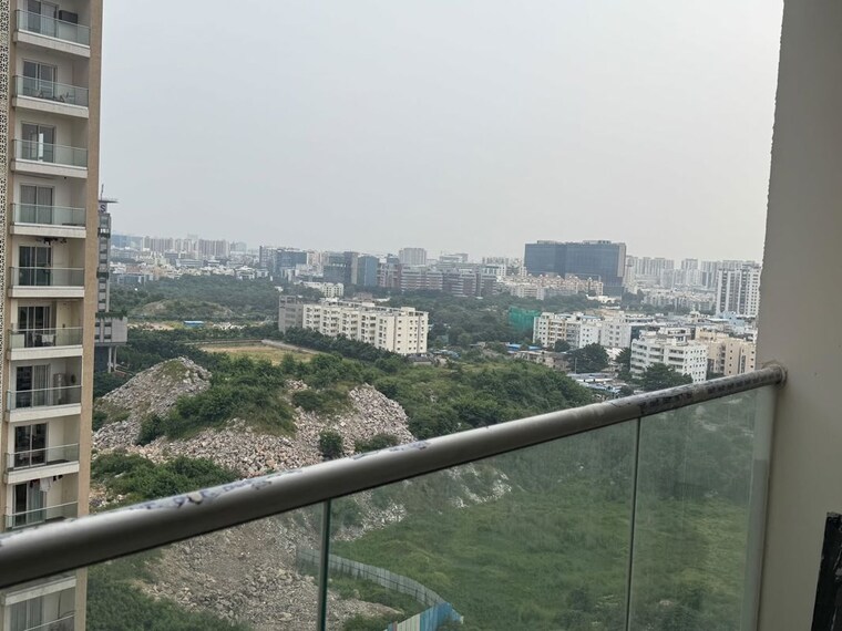 Balcony, aurobindo-kohinoor 3 Bedroom 2300 Sq.Ft. Apartment In Serilingampally Hyderabad 10707172