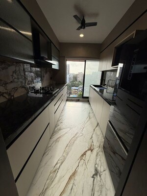 Kitchen in 3 BHK Apartment at Bandra West – for Rent