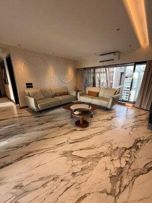 Living Room in 3 BHK Apartment at Bandra West – for Rent