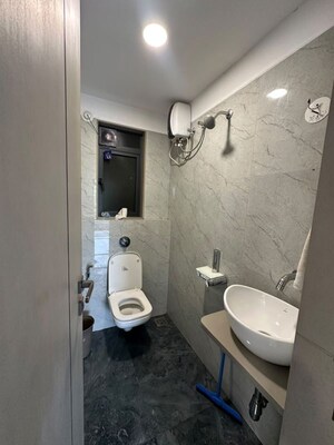 Bathroom in 3 BHK Apartment at Gurukrupa Divyam, Ghatkopar East – for Rent