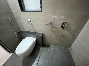 Bathroom in 1 BHK Apartment at Rohan Prathama, Hinjewadi – for Rent