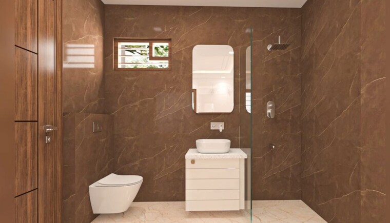 Bathroom, godrej-retreat 3 Bedroom 180 Sq.Yd. Builder Floor In Sector 83 Faridabad 9797000