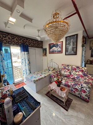 Living Room in 1 RK Apartment at Platinum Casa Millennia, Andheri West – for Rent