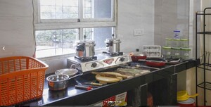 Kitchen in 3 BHK Apartment at Chawla Plaza, Cbd Belapur Sector 11 – for Rent