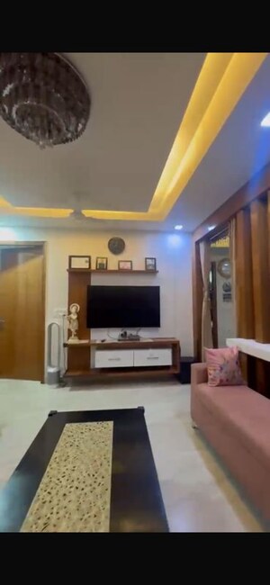Living Room in 4 BHK Builder Floor at BPTP Parkland, Sector 75 – for Sale