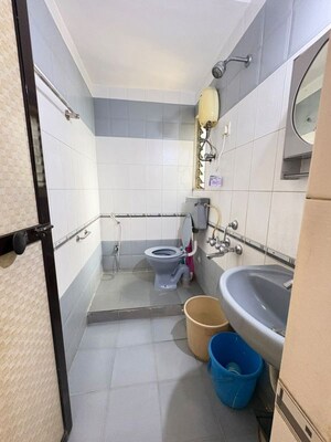 Bathroom in 2 BHK Apartment at Shubharambh Complex, Manpada – for Sale
