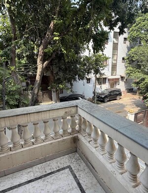 Balcony in 3 BHK Builder Floor at Subhash Nagar – for Rent