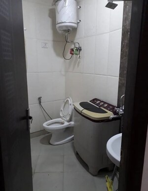 Bathroom in 2 BHK Builder Floor at Ramesh Nagar – for Rent