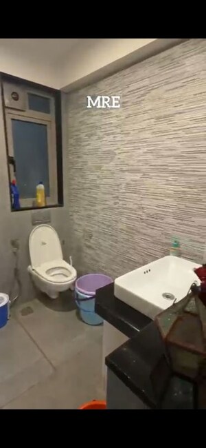 Bathroom in 3 BHK Apartment at Adani Group Western Heights, Andheri West – for Rent