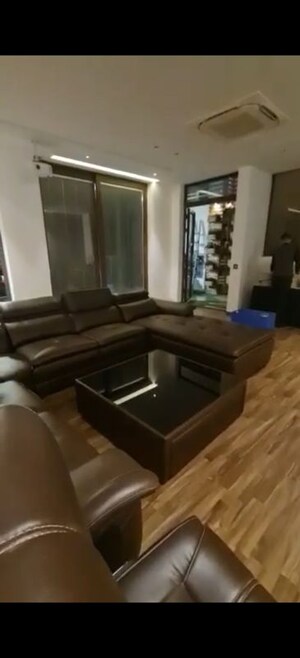 Living Room in 6 BHK Villa at Chattarpur – for Sale