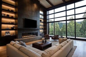 Living Room in 4 BHK Villa at Embassy Riverine, Tharahunise – for Sale