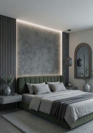Bedroom in 4 BHK Apartment at Lodha Marq, Tardeo – for Sale