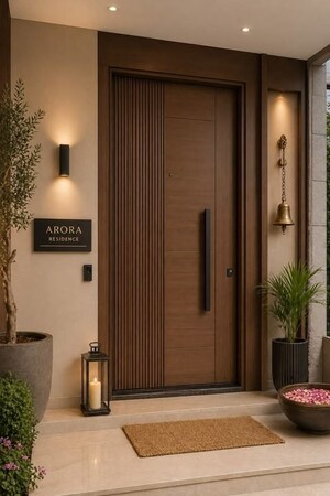 Building Lobby in 4 BHK Apartment at Lodha Marq, Tardeo – for Sale