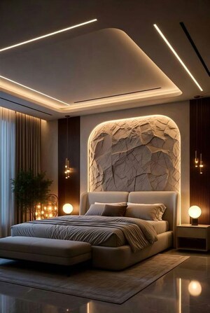Bedroom in 5 BHK Apartment at Lodha Marq, Tardeo – for Sale