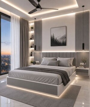 Bedroom in 5 BHK Apartment at Lodha Marq, Tardeo – for Sale