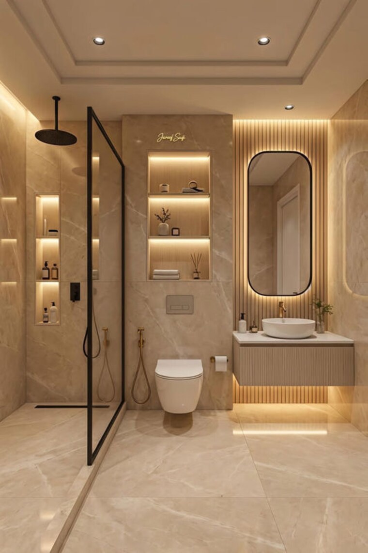 Bathroom, lodha-marq 5 Bedroom 3030 Sq.Ft. Apartment In Tardeo Mumbai 10707441